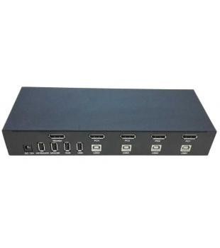 Un buon prezzo. 4 commutatore da tavolino SW2401DP DYLINK del porto DC12V 3840x2160 KVM in linea