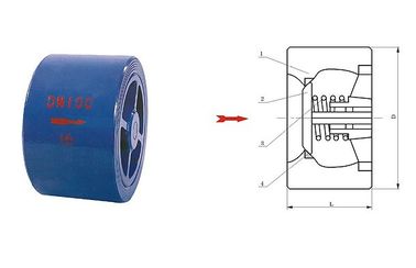 Un buon prezzo. Valvola 100mm della centrale elettrica del sistema di industria del controllo di silenzio della cialda del rame del getto di CVWR in linea