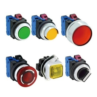 Un buon prezzo. Diametro Φ30 Classificazione di protezione IP65 Componenti di controllo della serie TWN con contatti argento 10A in linea