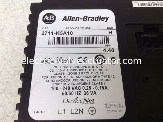 Un buon prezzo. Connessione a schermo sensori a contatto HMI nera Allen Bradley Panelview 550 2711-K5A10 Ser H in linea