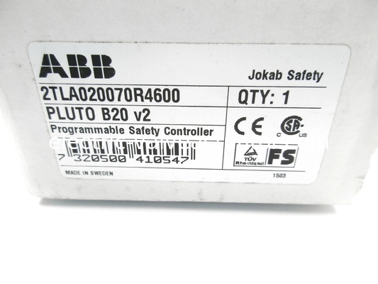 Un buon prezzo. ABB 2TLA020070R4600 Programmable Safety Controller StatusBus 24 V DC Failsafe 16 1.5A in linea