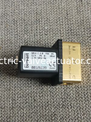 Un buon prezzo. BURKERT 126139 Valvola solenoide - Tipo 6014 Valvola solenoide in ottone G1/4 110V AC in linea