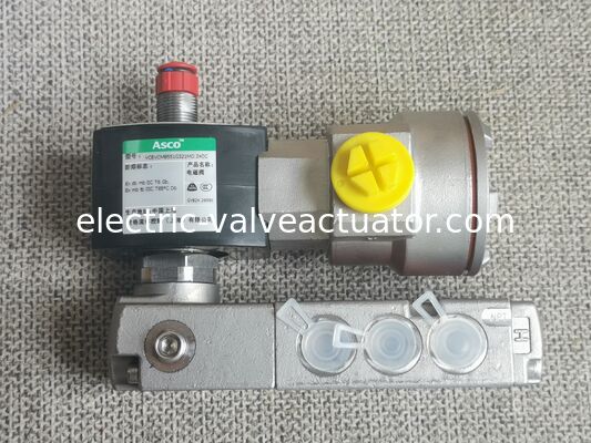 Un buon prezzo. Valvola solenoide a prova di esplosione ASCO 24VDC con 1/4 NPT per il controllo dell'aria e del gas in linea