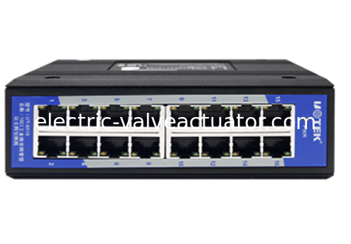 Un buon prezzo. UOTEKUT-6516 16-Port Unmanaged Industrial Ethernet Switch 10/100M DIN-Rail Wide Temperature Network Switch in linea
