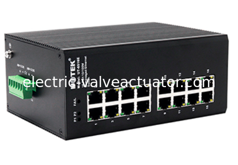 Un buon prezzo. UOTEK UT-6516E 16-Port 100M Industrial Ethernet Switch con protezione da fulmini migliorata in linea