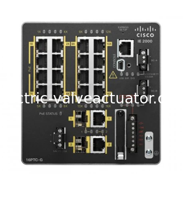Un buon prezzo. Cisco IE-2000 Industrial PoE Managed Switch 16-Port Fast Ethernet with Gigabit SFP Uplink LAN Base IE2000 Series Industrial Network Switch in linea