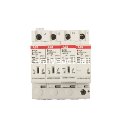 Un buon prezzo. ABB 2CTB815710R0700 Dispositivo di protezione contro le sovratensioni SPD Tipo 1+2 3P+N 275V Scaricatore di sovratensioni da fulmine in linea