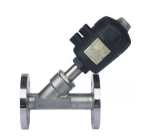 Un buon prezzo. PTEF che sigilla la flangia pneumatica manuale della valvola di angolo 16bar YJ4P1FP16-Q in linea