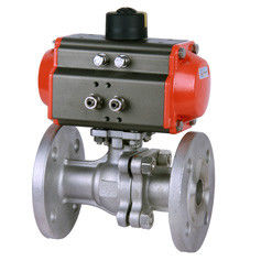 Un buon prezzo. Valvola a sfera pneumatica 4.0MPa RQ4P1FP16-Q della flangia 8bar con WCB Actautor in linea